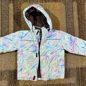 Colorful Swirl Hooded Jacket